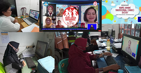 SMP Negeri 1 Dolok Batu Nanggar Mengikuti Kegiatan Webinar Hari Anak Nasional (HAN) 2021