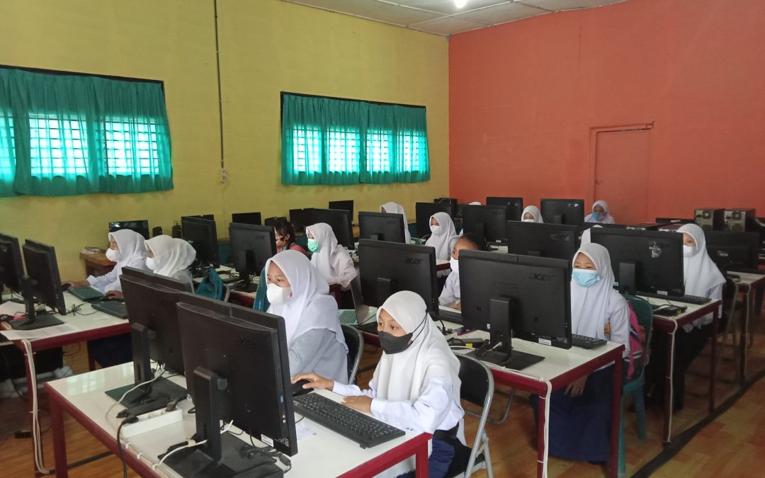 Pelaksanaan Gladi Bersih ANBK Tahun 2021 Peserta Didik Kelas VIII